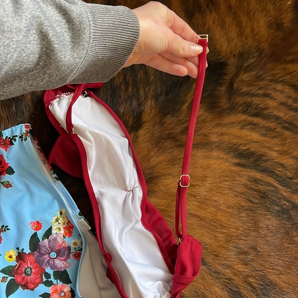 High waisted floral swimsuit - Picture 7 of 9